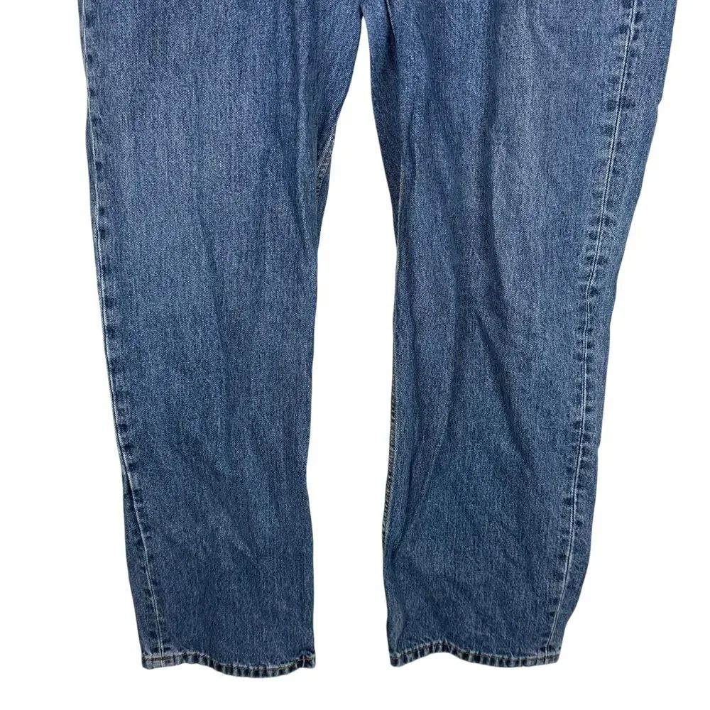 Levi's 550 Mens 39x32 Blue Denim‎ Medium Wash Relaxed Fit Straight Leg Zip Fly